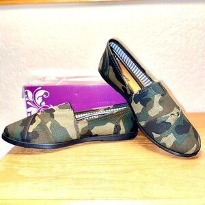 NIB-Forever Link Camo-Print Alpargatas